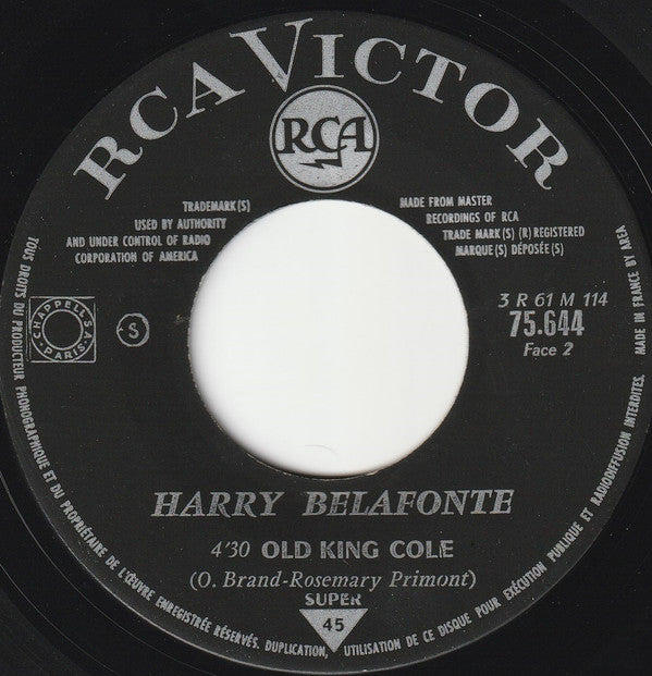 Harry Belafonte : La Bamba / Old King Cole (7", EP, RE)