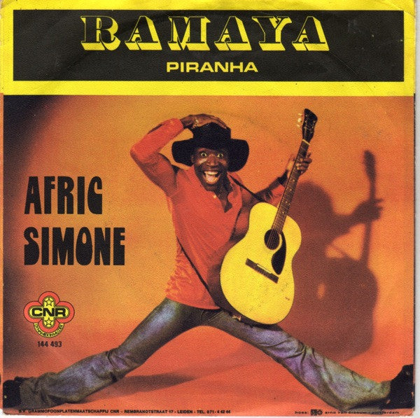 Afric Simone : Ramaya (7", Single, Red)
