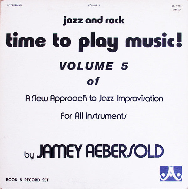 Jamey Aebersold : Time To Play Music! (LP)