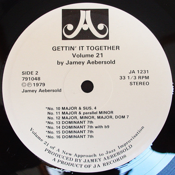 Jamey Aebersold : Gettin' It Together (2xLP)