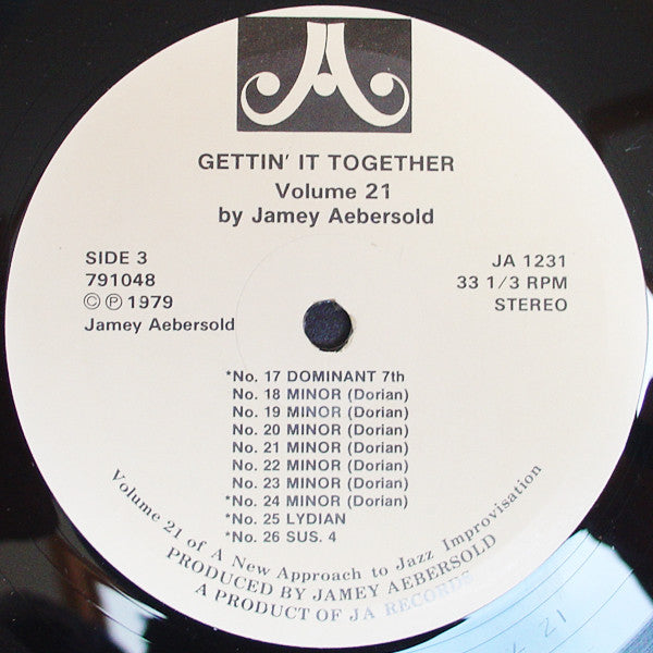 Jamey Aebersold : Gettin' It Together (2xLP)