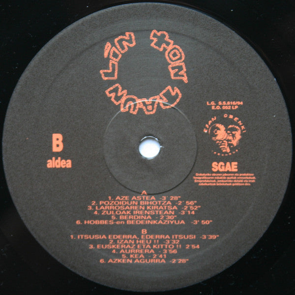 Lin Ton Taun : Nola Esan Dek? (LP, Album)