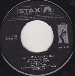Eddie Floyd : Don't Tell Your Mama (Where You've Been) / Consider Me (7", Single)