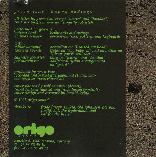 Green Isac : Happy Endings (CD, Album)