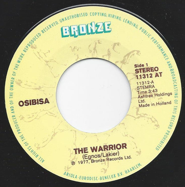 Osibisa : The Warrior (7")