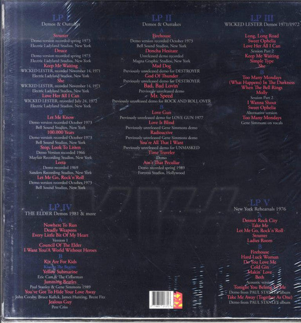 Kiss : Legend (5xLP, Comp, Ltd, Unofficial, 180 + 3xCD, Album, Lt)