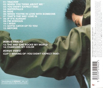 Billy Crawford : Ride (CD, Album, Enh, Col)