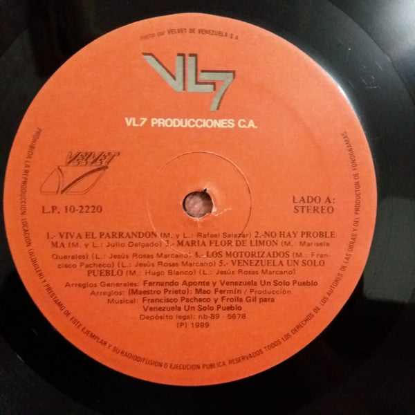 Un Solo Pueblo : Venezuela (LP, Album)