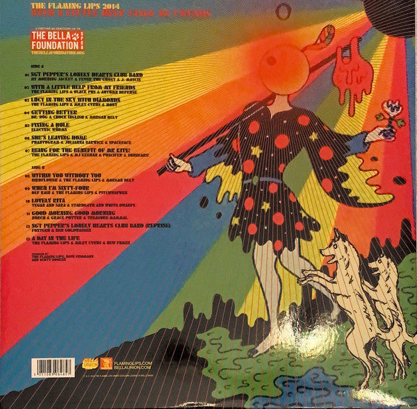 The Flaming Lips : With A Little Help From My Fwends (LP, Album, Ltd, Ora + CD, Album)