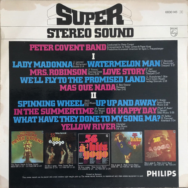 Peter Covent Band : Peter Covent International (LP, Album)