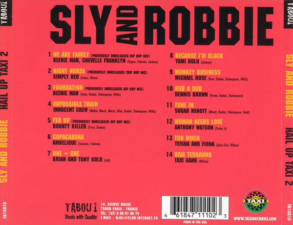 Sly & Robbie : Hail Up Taxi 2 (CD, Album)