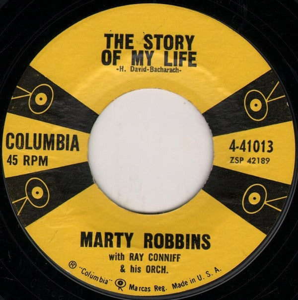 Marty Robbins : The Story Of My Life / Once-A-Week Date (7")