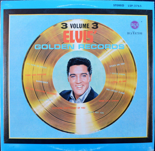 Elvis Presley : Elvis' Golden Records, Volume 3 (LP, Comp, RE)