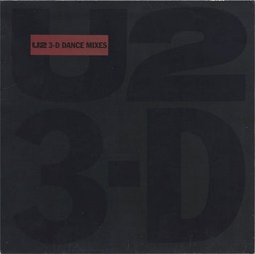 U2 : 3D Dance Mixes (12", Promo)