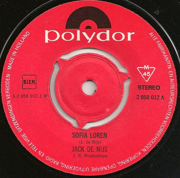 Jack de Nijs : Sofia Loren (7", Single)
