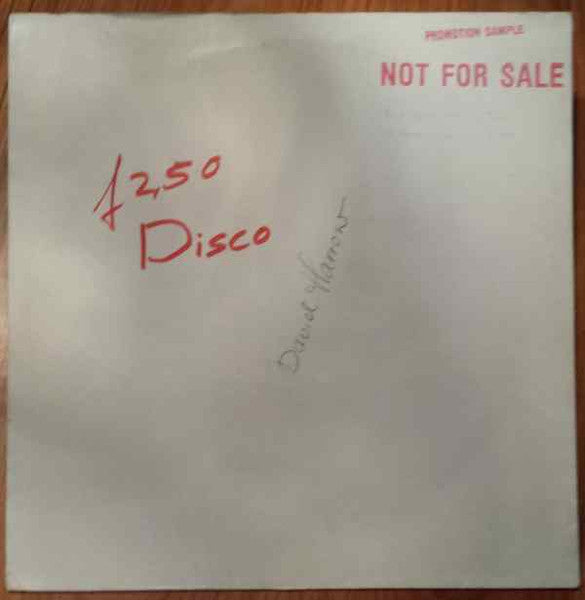 David Harrow : No Easy Targets / Complete Control (12", Promo, W/Lbl)