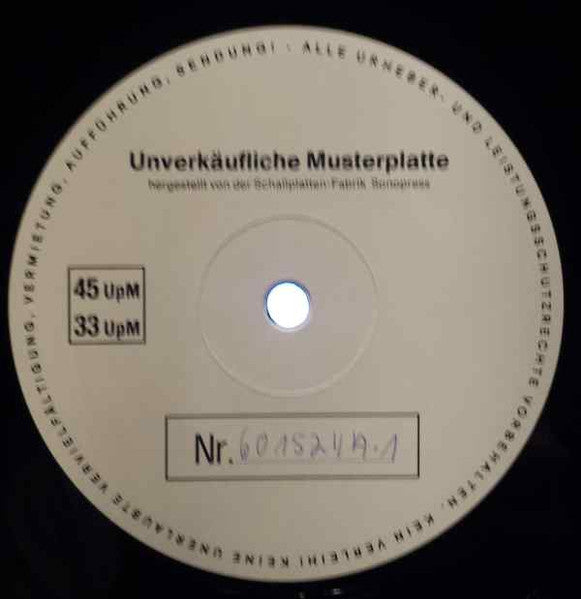 David Harrow : No Easy Targets / Complete Control (12", Promo, W/Lbl)