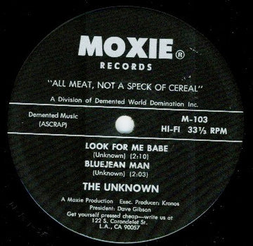 Unknown Artist : Look For Me Babe (7", S/Sided)