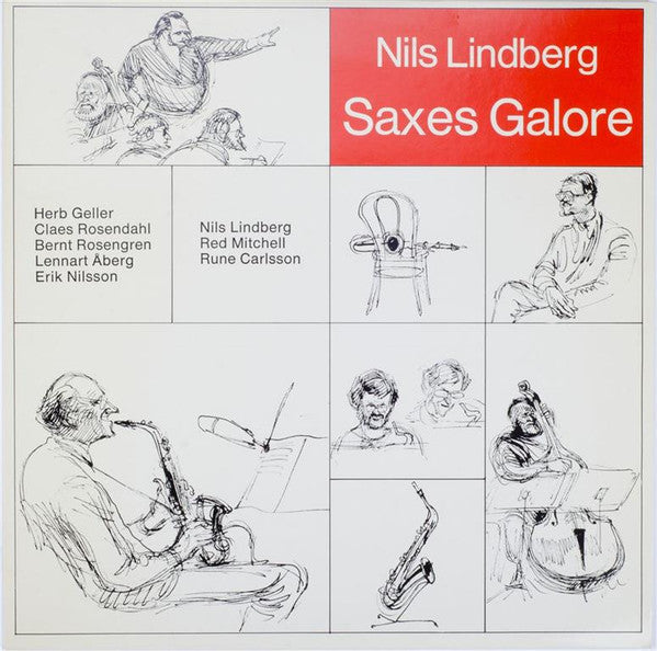 Nils Lindberg : Saxes Galore (LP, Album)