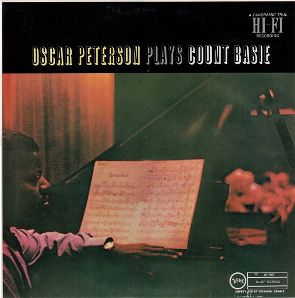 Oscar Peterson : Oscar Peterson Plays Count Basie (LP, RE)