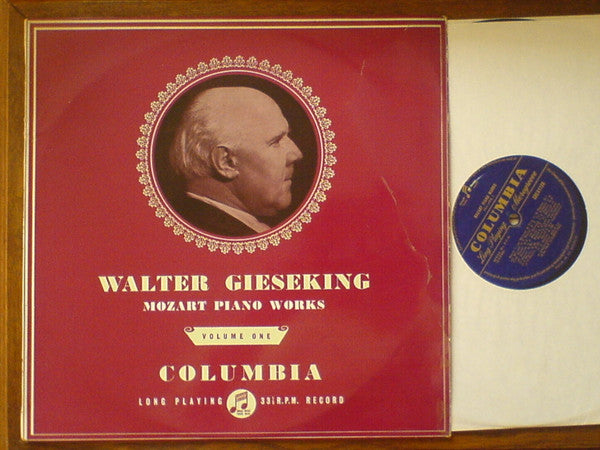 Walter Gieseking, Wolfgang Amadeus Mozart : Mozart Piano Works Volume One (LP, Album)