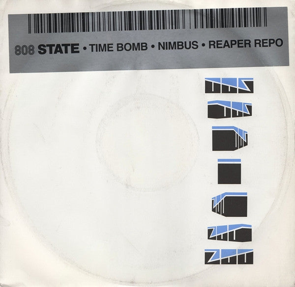 808 State : Time Bomb / Nimbus / Reaper Repo (12", Promo)