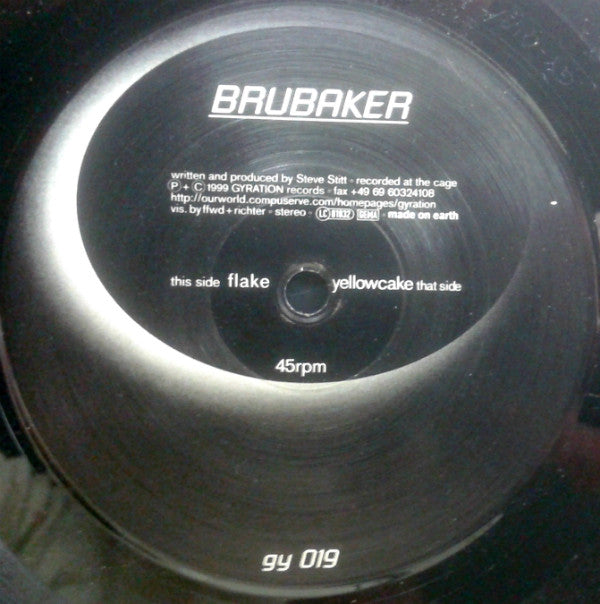 Brubaker : Flake / Yellowcake (12")