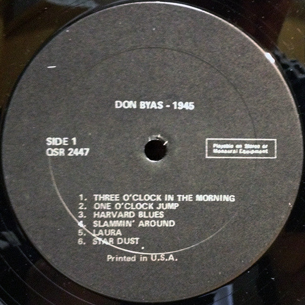 Don Byas : 1945 (LP, Comp, Cha)