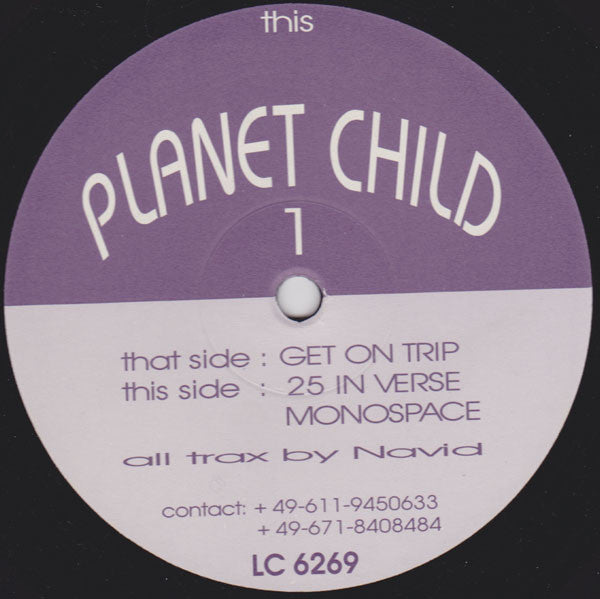 Planet Child : Get On Trip (12")