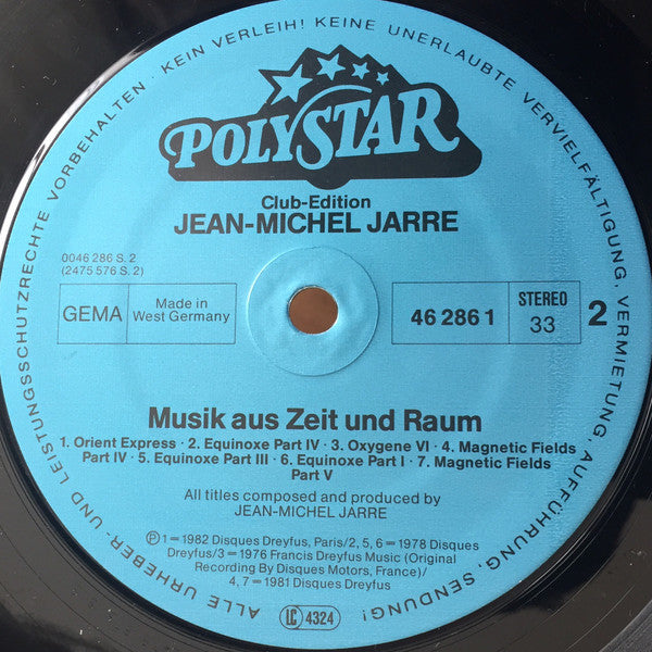 Jean-Michel Jarre : Musik Aus Zeit Und Raum (LP, Comp, Club)