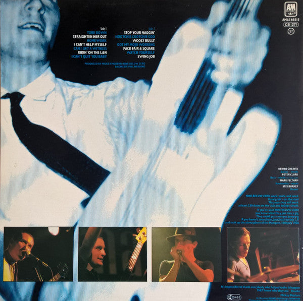 Nine Below Zero : Live At The Marquee (LP, Album)