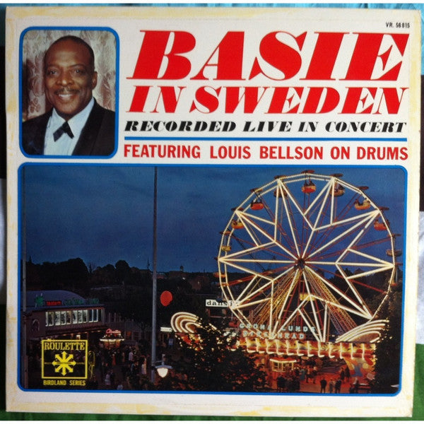 Count Basie Orchestra Featuring Louis Bellson : Basie In Sweden (LP, Album, Mono)