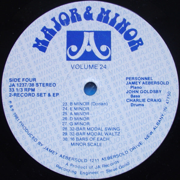Jamey Aebersold : Major & Minor (2xLP, Album + 7", EP)