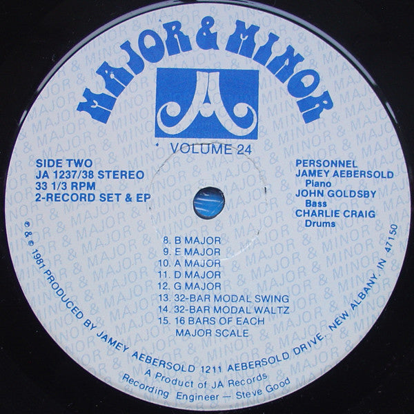 Jamey Aebersold : Major & Minor (2xLP, Album + 7", EP)