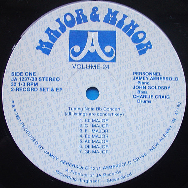 Jamey Aebersold : Major & Minor (2xLP, Album + 7", EP)