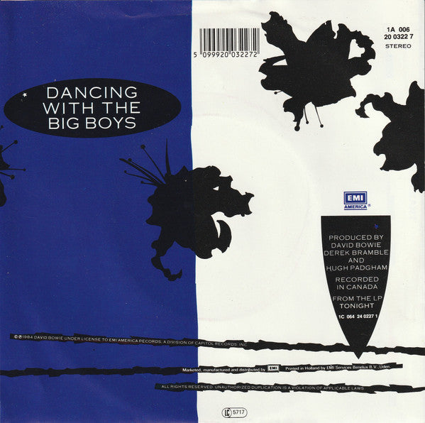 David Bowie : Blue Jean (7", Single)