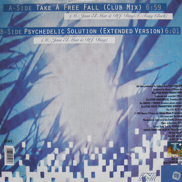 Dance 2 Trance : Take A Free Fall (12")