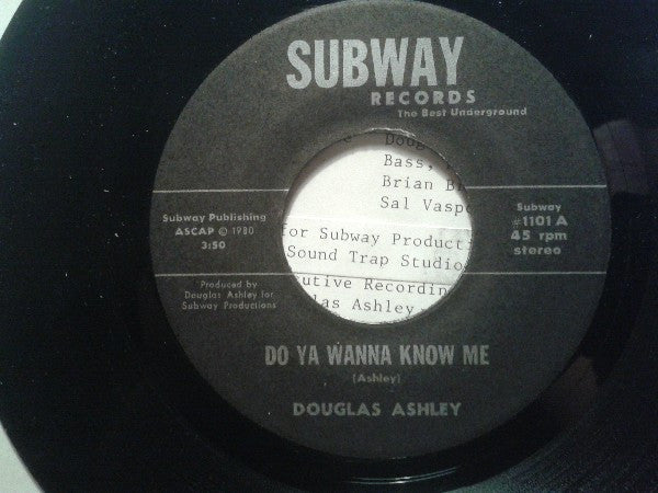 Douglas Ashley : Do Ya Wanna Know Me / America Blue (7", Single)