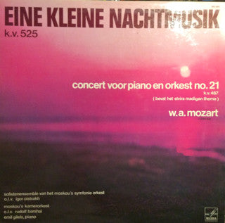 Wolfgang Amadeus Mozart : Eine Kleine Nachtmusik K.V. 525 (LP, Comp)