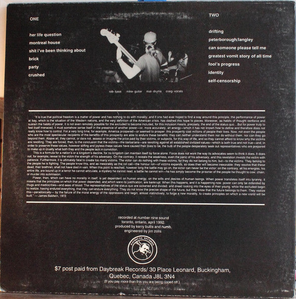 Numb. : Fool's Progress (LP)