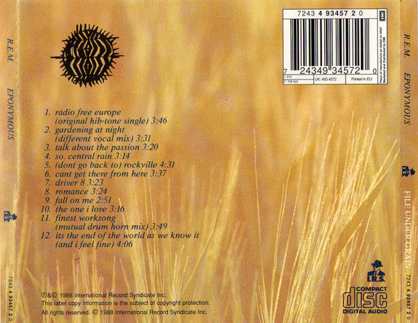 R.E.M. : Eponymous (CD, Comp, RP)