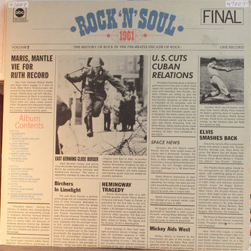 Various : Rock 'N' Soul 1961 (LP, Comp)