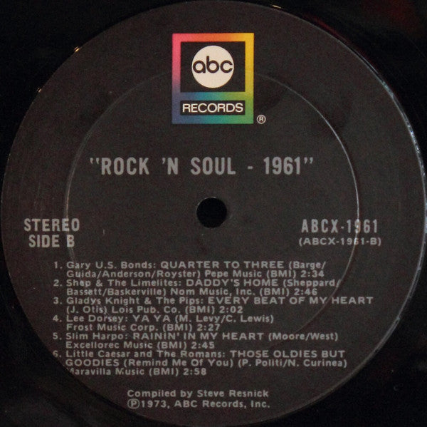 Various : Rock 'N' Soul 1961 (LP, Comp)