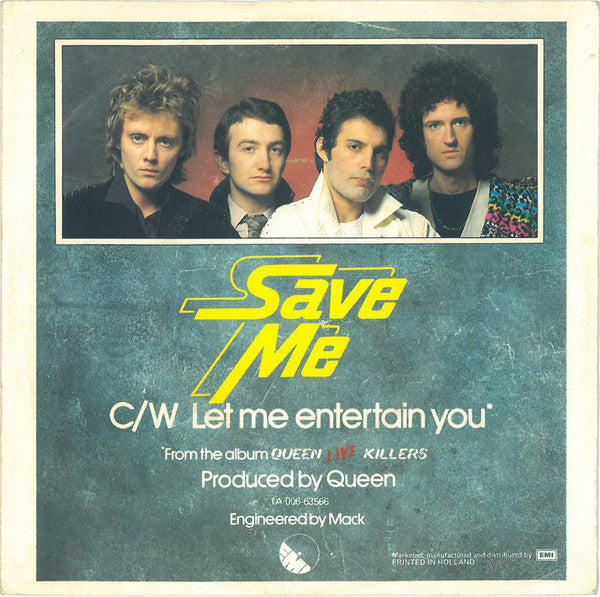 Queen : Save Me (7", Single)