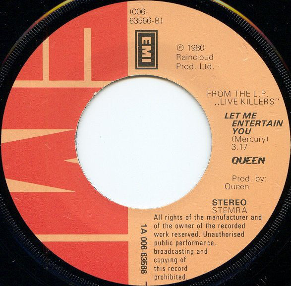 Queen : Save Me (7", Single)