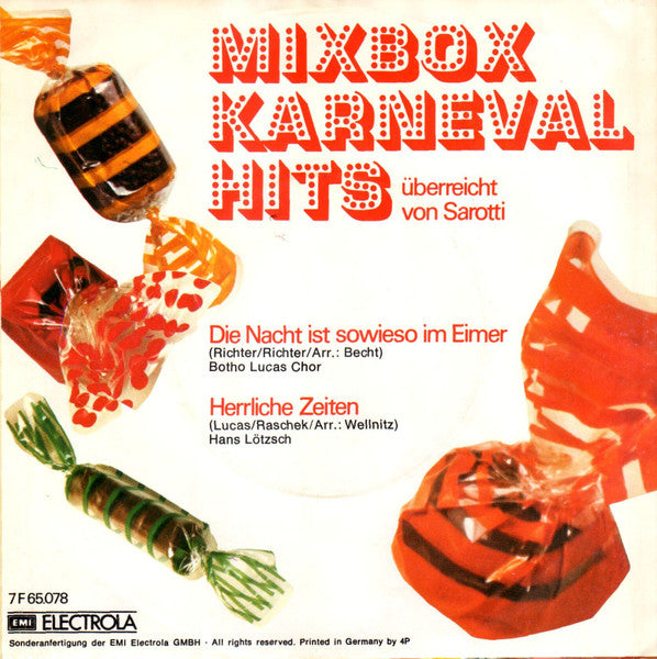 Der Botho-Lucas-Chor / Hans Lötzsch : Die Nacht Ist Sowieso Im Eimer / Herrliche Zeiten (7", Single)