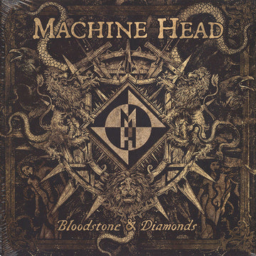 Machine Head (3) : Bloodstone & Diamonds (2xLP, Album, Pic)