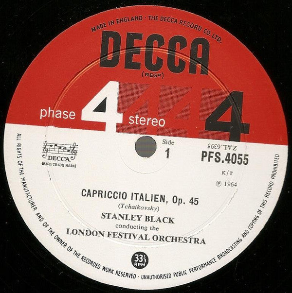 Pyotr Ilyich Tchaikovsky / Nikolai Rimsky-Korsakov, London Festival Orchestra Conducted By Stanley Black : Capriccio! (LP, Album)
