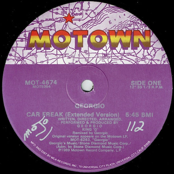 Georgio (2) : Car Freak (12")