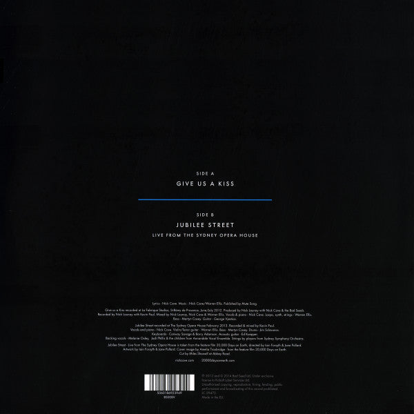 Nick Cave & The Bad Seeds : Give Us A Kiss (10", Single)